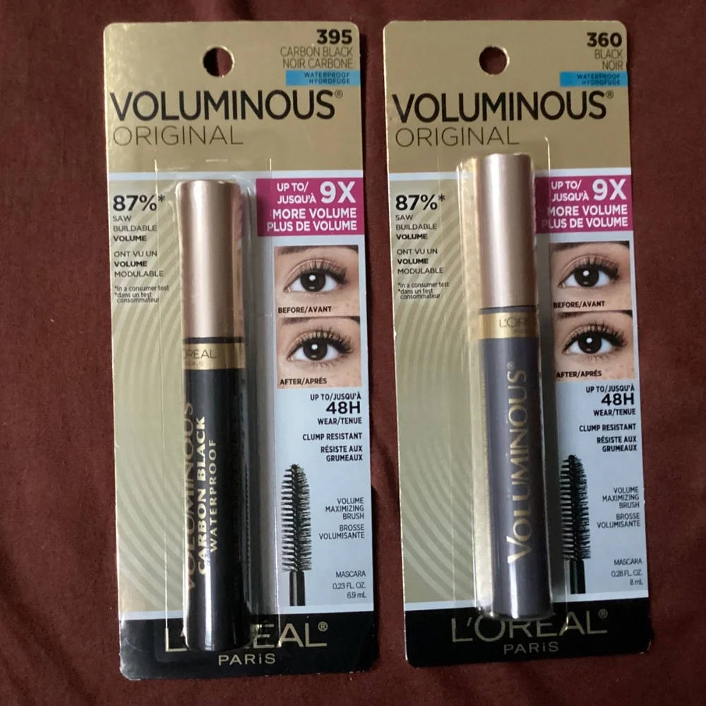 L'Oréal Voluminous Original mascara Bundle NEW (395&360)